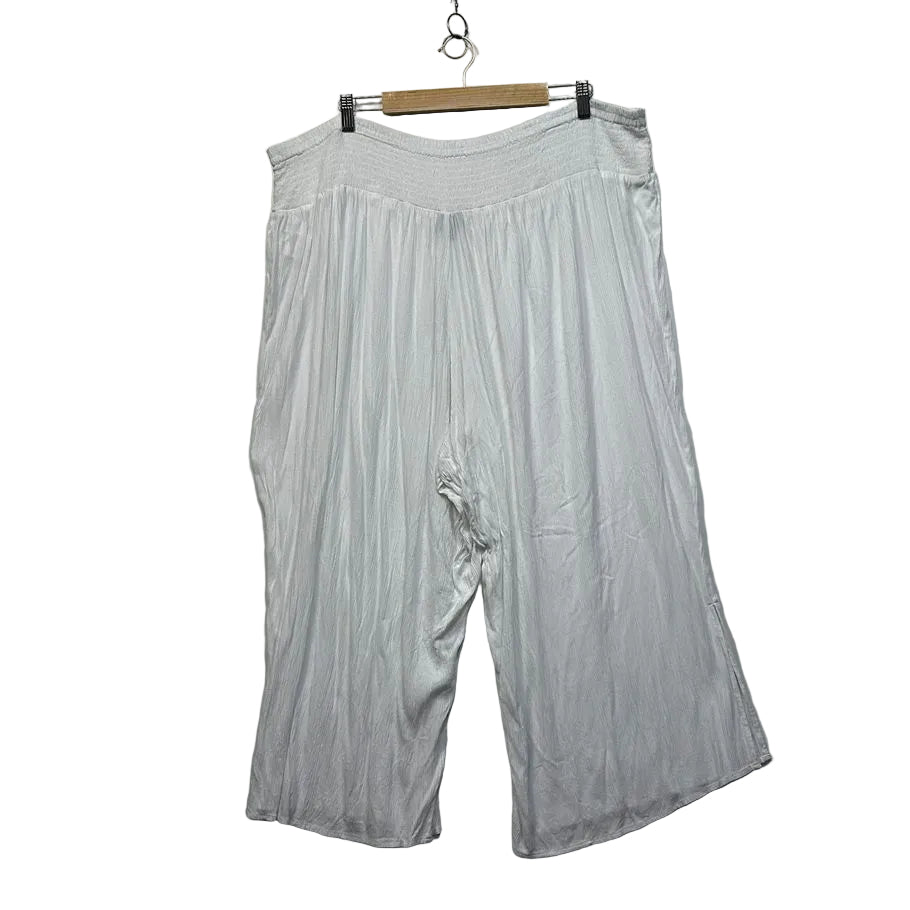 Autograph White Cropped Pants - Size 24