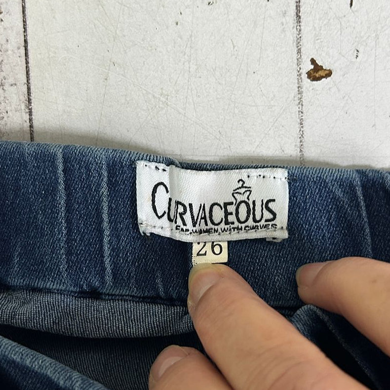 Curvaceous Blue Plus Size Jeans - Size 26