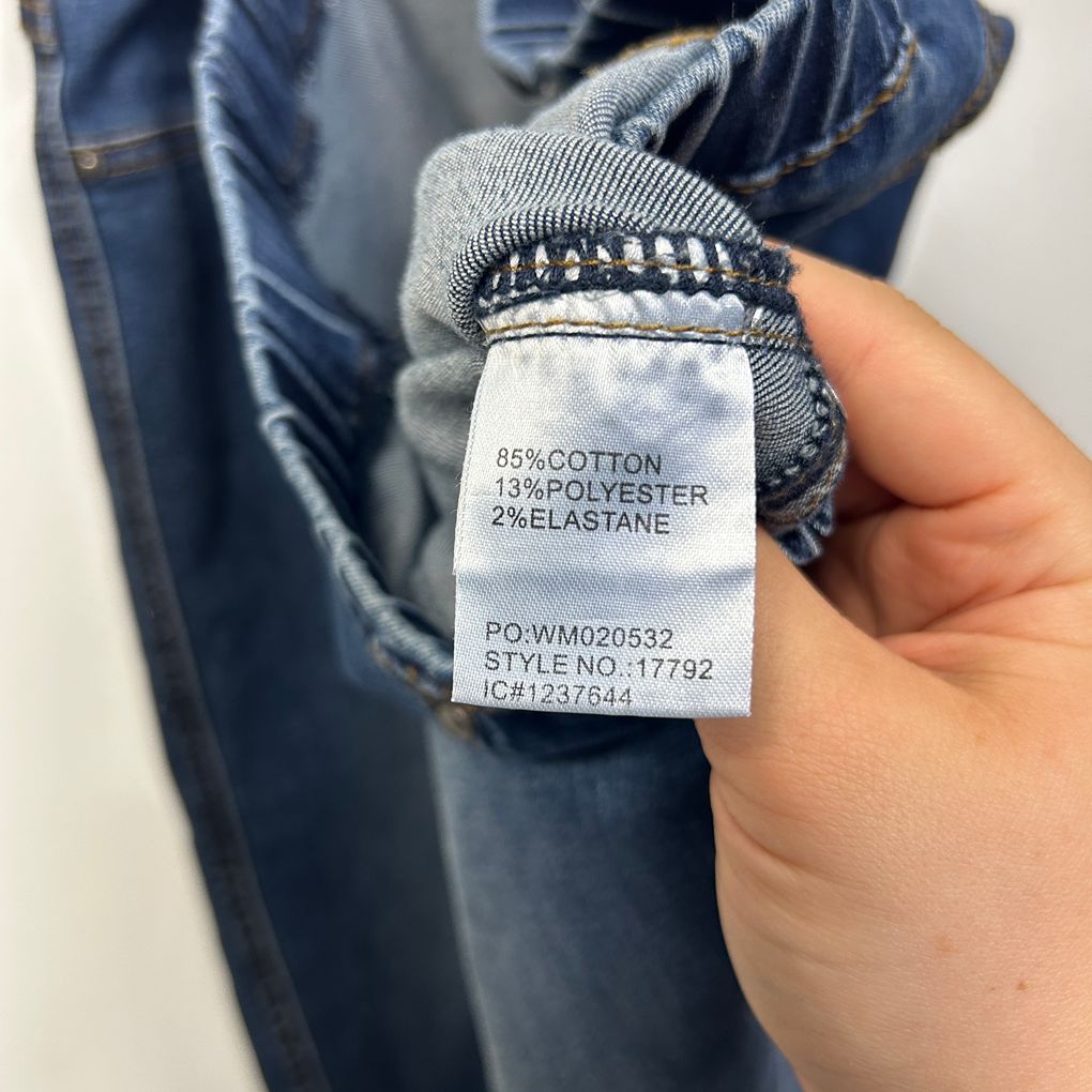 Basics By Threadz Blue Capri Cropped Denim Pants - Size L
