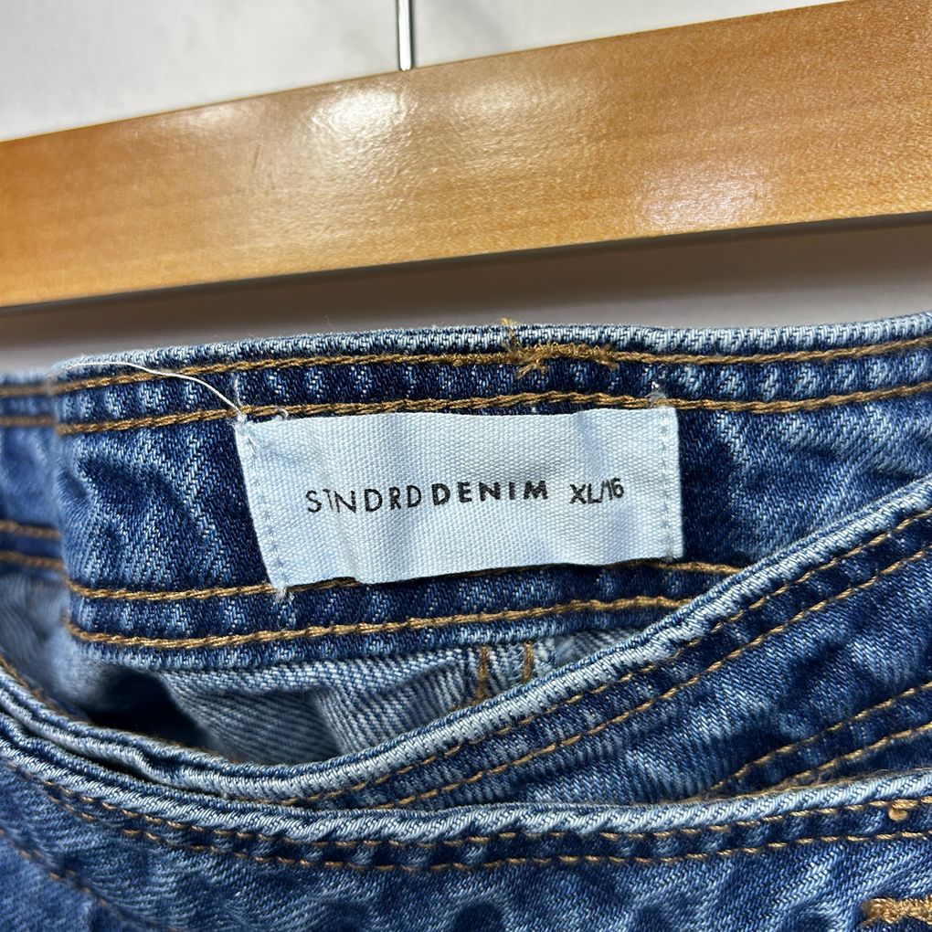 Sndrd Denim Blue Denim Skort - Size XL/16