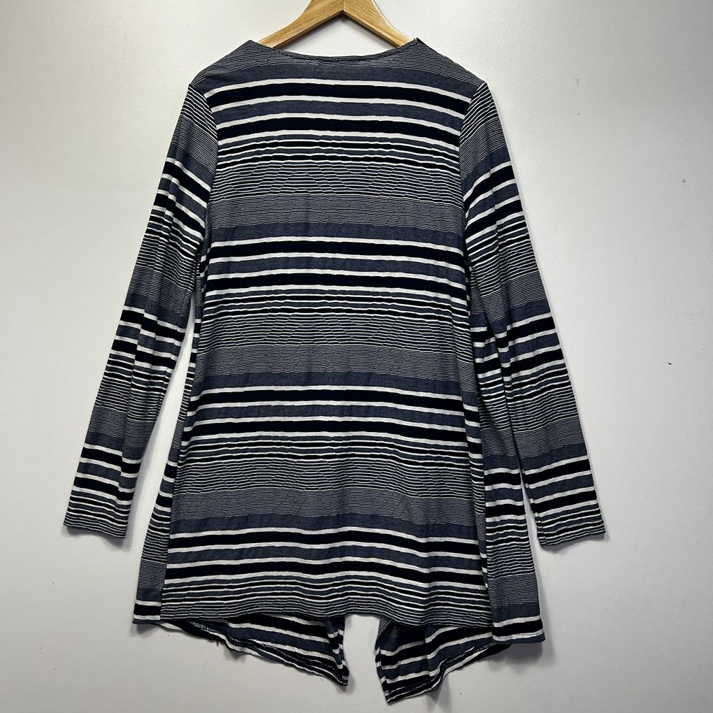 Metalicus Navy Stripe Cardigan - Size M/L