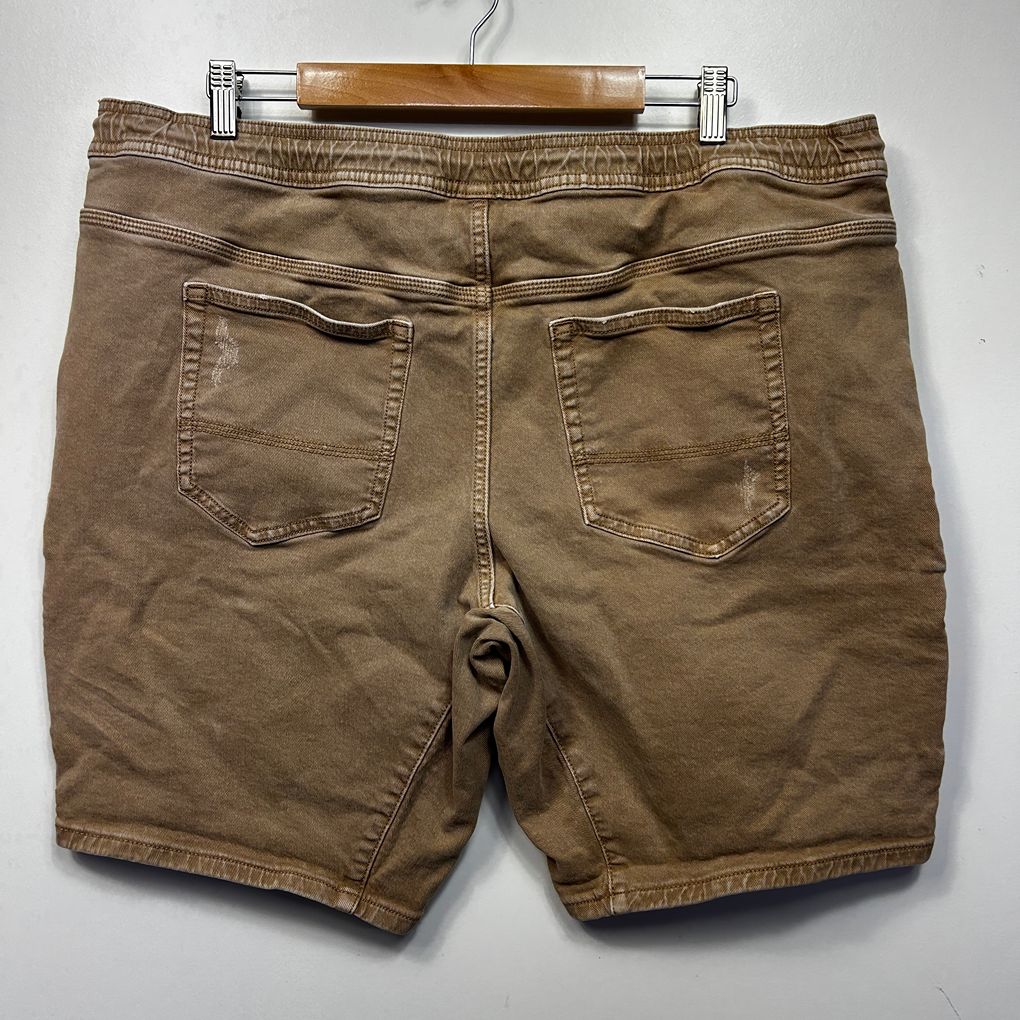 Commons Tan Denim Mens Shorts - Size XXXL