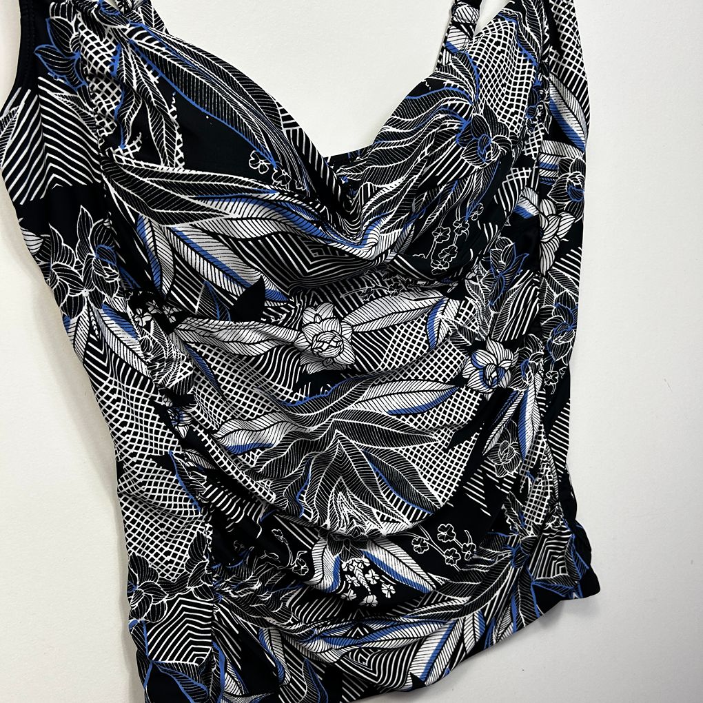 Millers Black Plus Size Swim Tankini Top - Size 22
