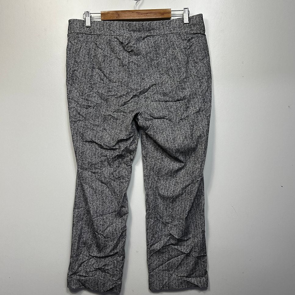 Millers Grey Herringbone Plus Size Pants - Size 18