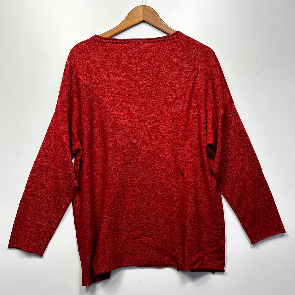 Blue Illusion Red Jumper - Size XL