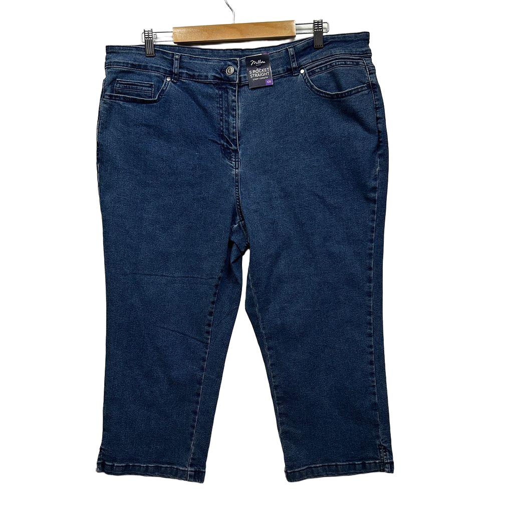 Millers Blue Straight Crop Jeans - Size 20