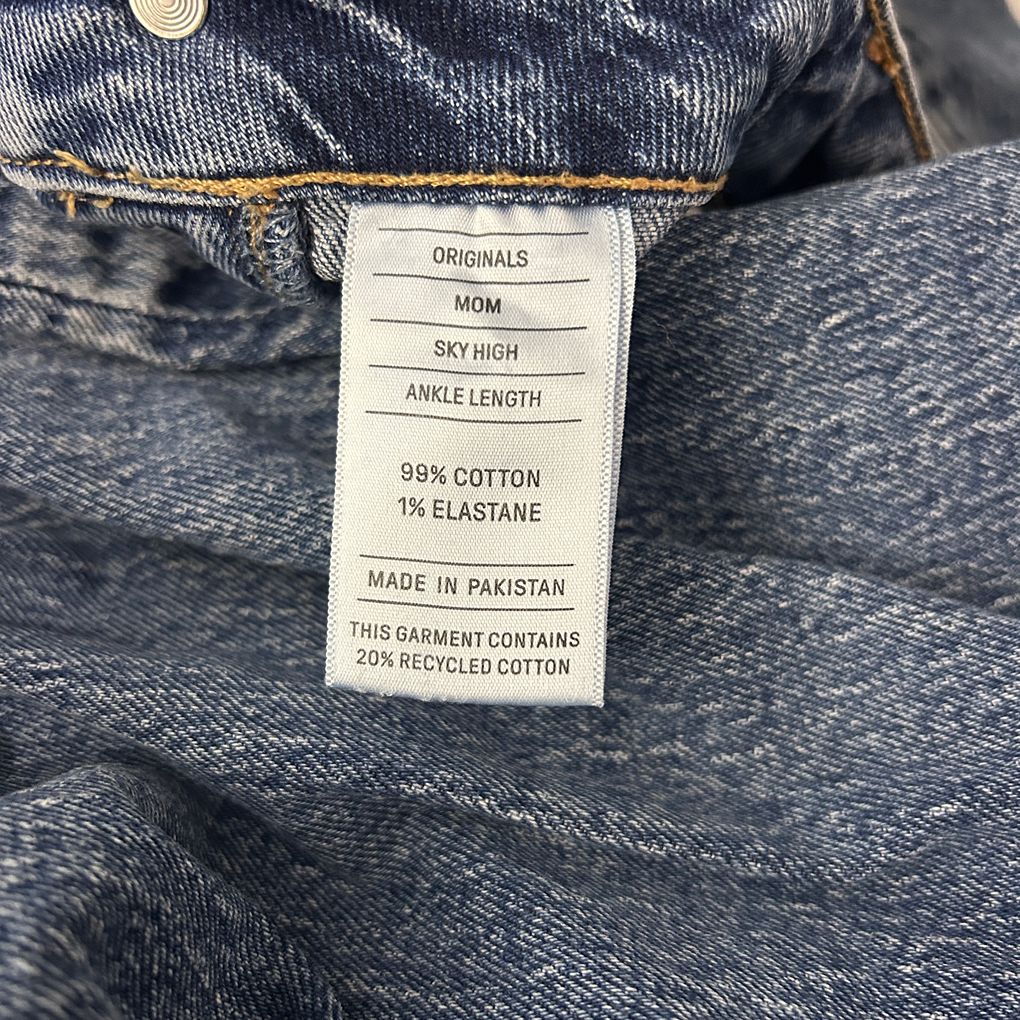 Just Jeans Blue Mom Sky High Ankle  Jeans - Size 16