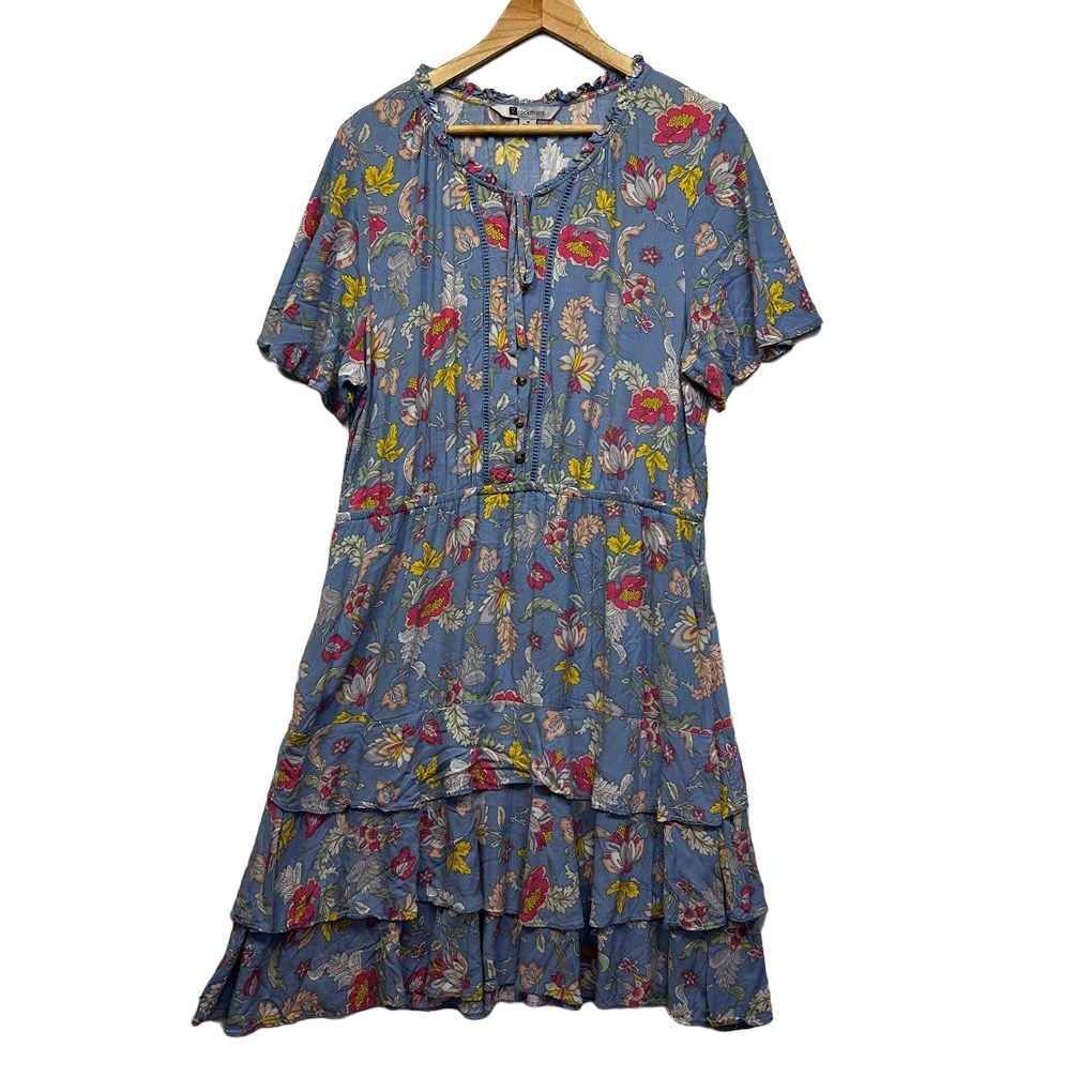 Rockmans Floral Dress - Size 18