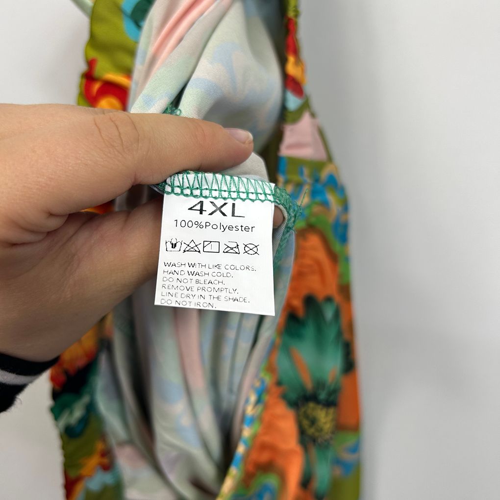 Multicoloured Plus Size Shirt and Pants Set - Size 18/4XL