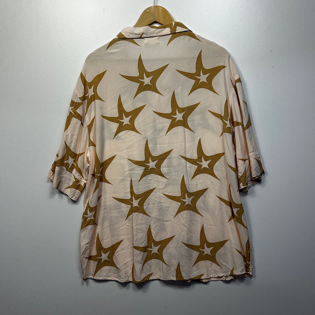 Lokoa Cream Star Print Shirt - One Size