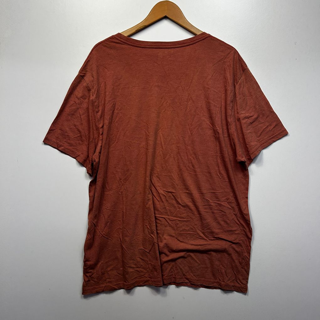 Lee Rust Cotton Logo Tee - Size XXL