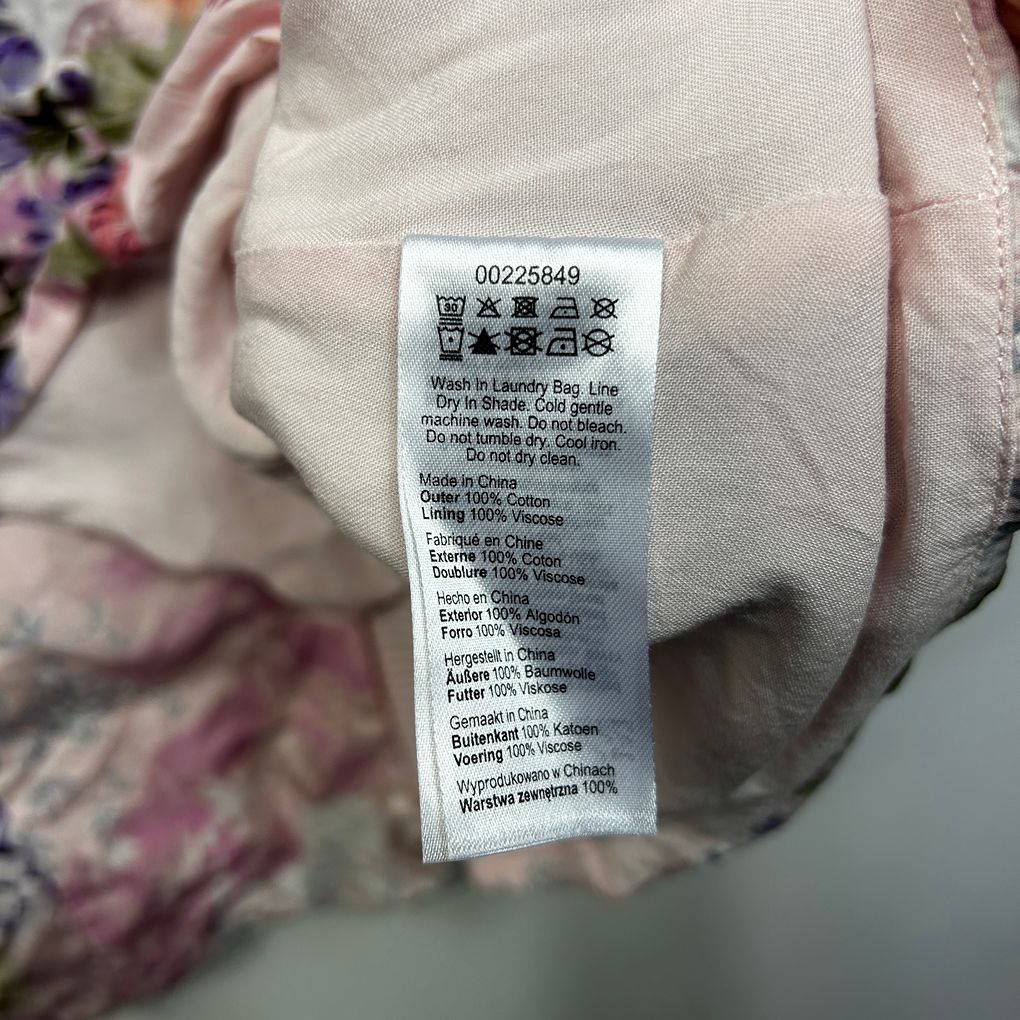 City Chic Pink Plus Size Cotton Top - Size L/20
