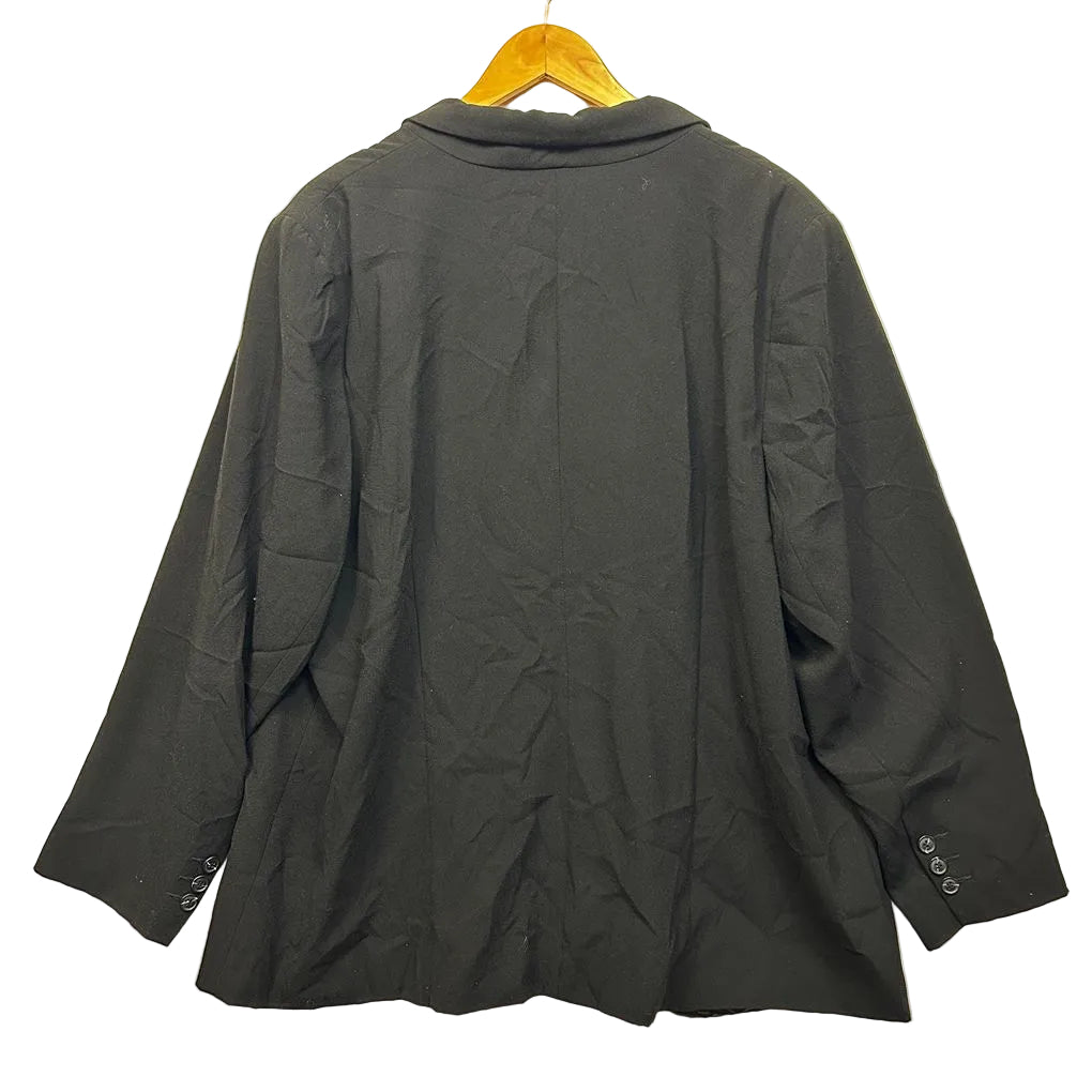 Tokito Curve Black Blazer Jacket - Size 22