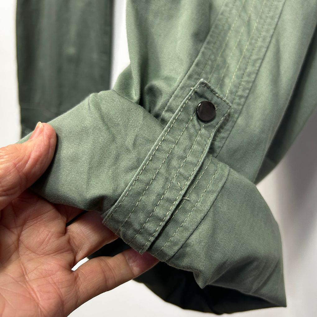 Autograph Khaki Cotton Cargo Pants - Size 26 (fault)