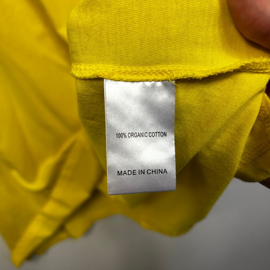 Virtuelle Yellow Cotton T-Shirt - Size XS/14