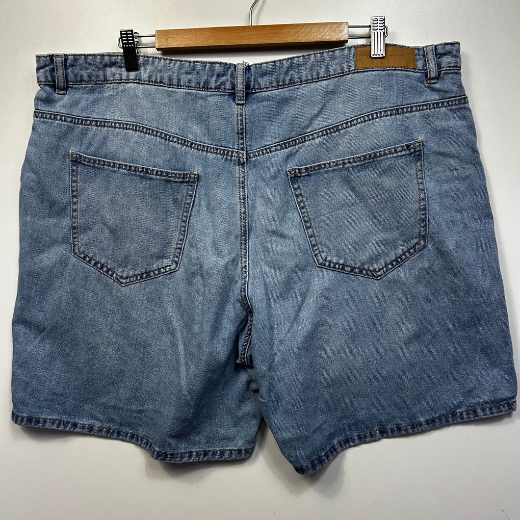 Only Carmakoma Blue Plus Size Denim Shorts - Size 20