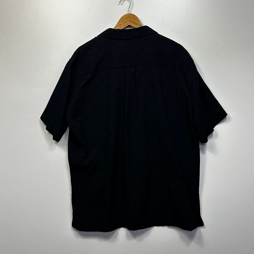 Johnny Bigg Black Cotton Shirt - Size 2XL