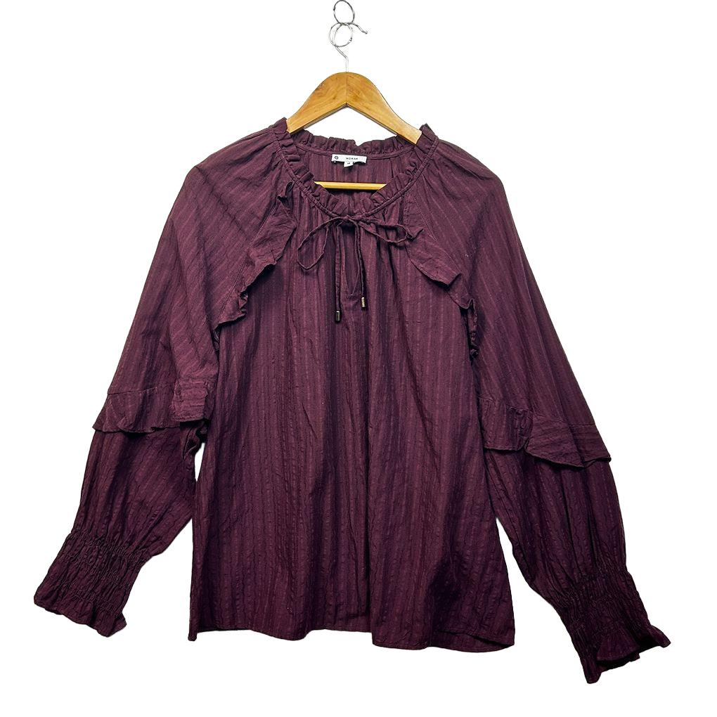 Target Plum Cotton Top - Size 18