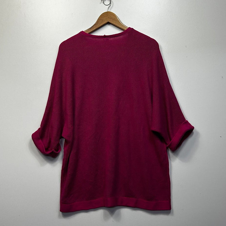 Anko Pink Cotton Knit Top - Size 20