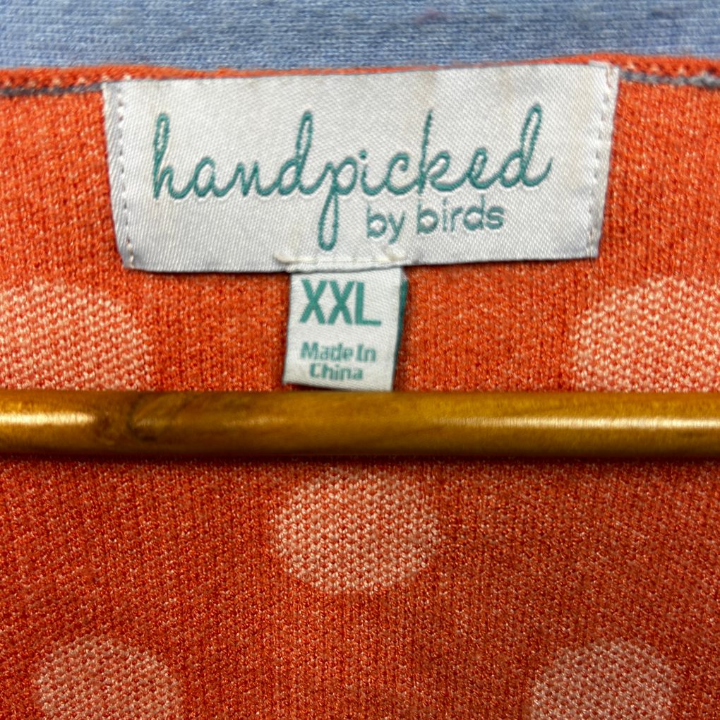 Handpicked By Birds Multicoloured Spot Cardigan - Size XXL