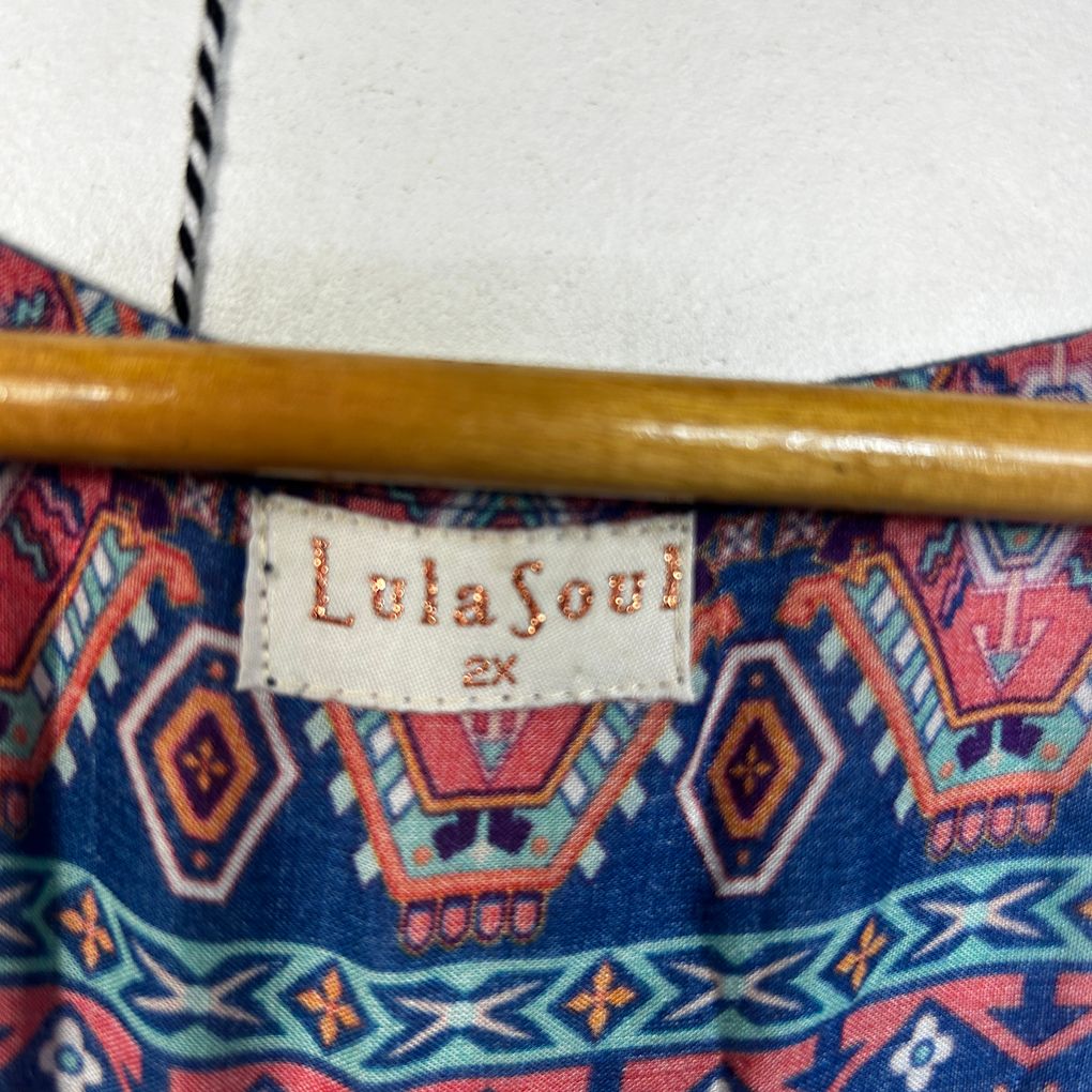 Lulasoul Multicoloured Dress - Size 2X