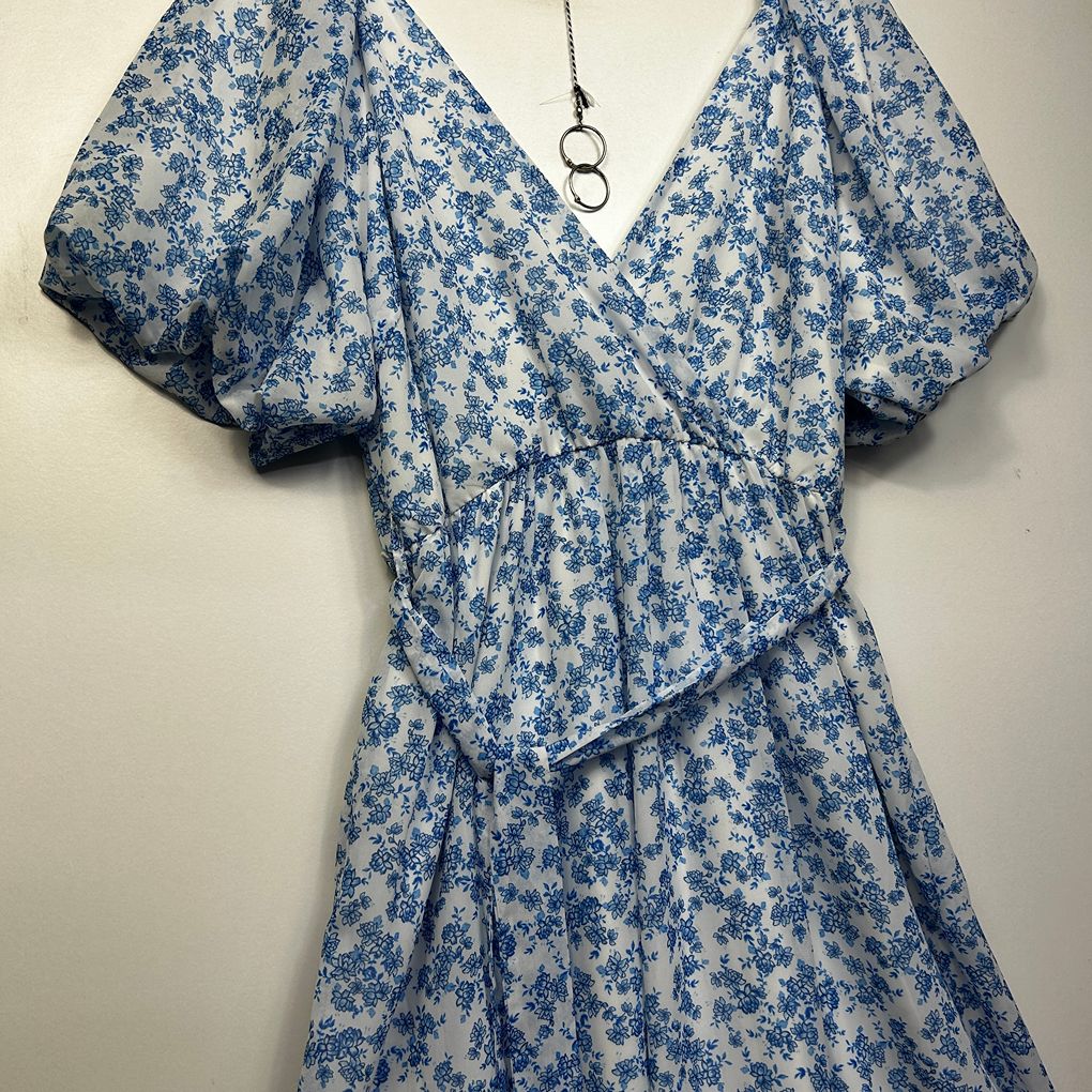 Fayt Blue Floral Maxi Dress - Size 22/20