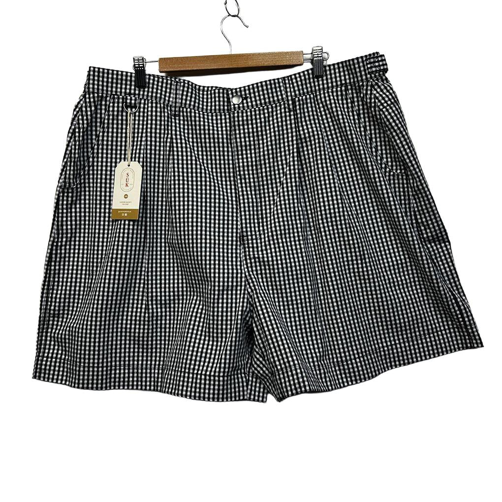 Sük Workwear Check Shorts - Size 20