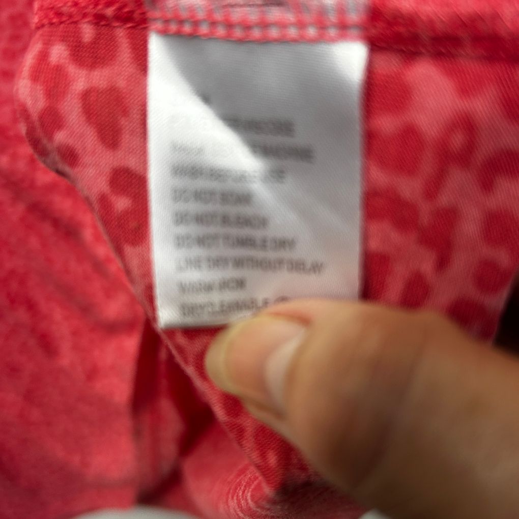 Lilly and Lou Red Leopard Print Top - Size 24