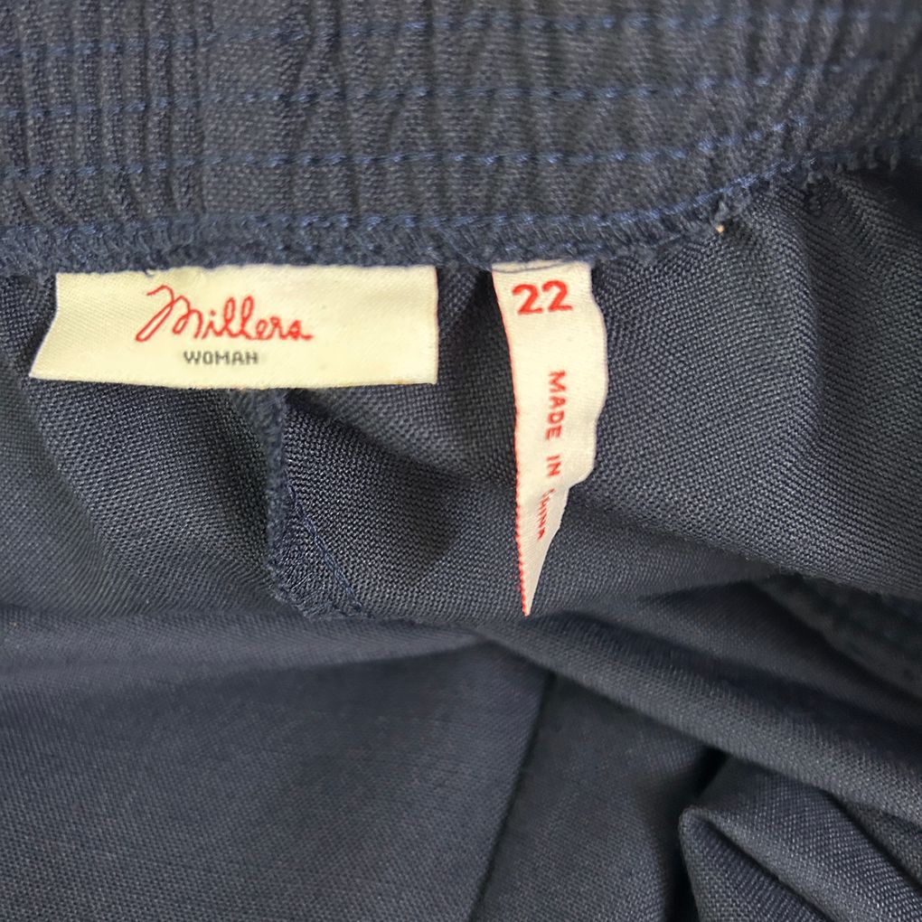 Millers Navy Pants - Size 22