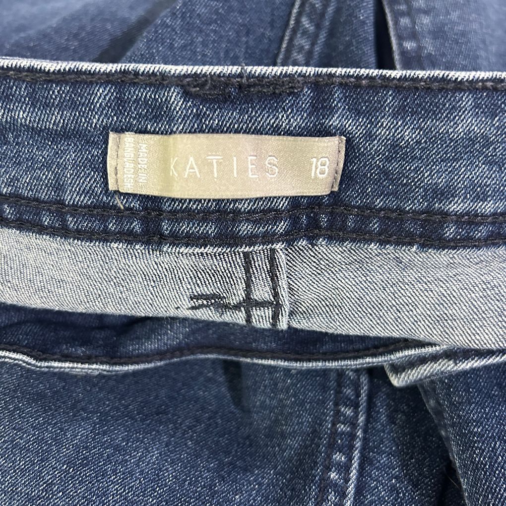 Katies Blue Straight Leg Jeans - Size 18