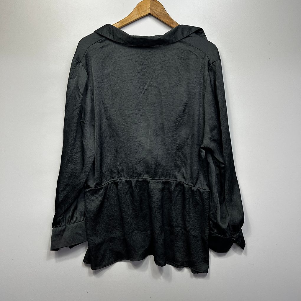City Chic Wrap Top - Size 20/L