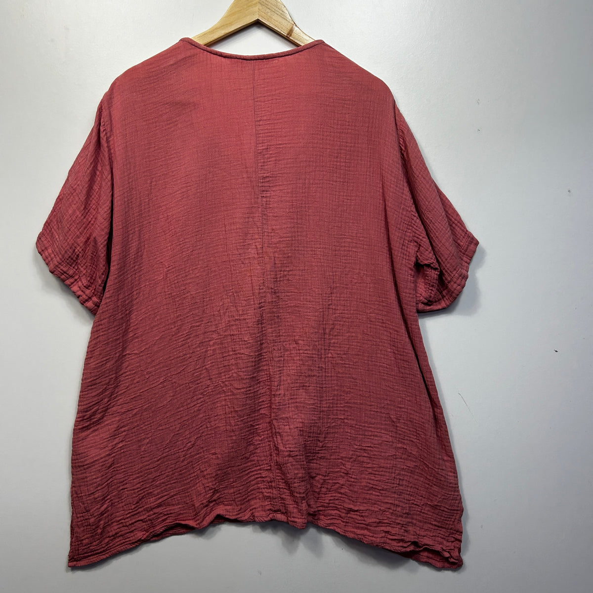 Virtuelle Pink Plus Size Cotton Top - Size S/16