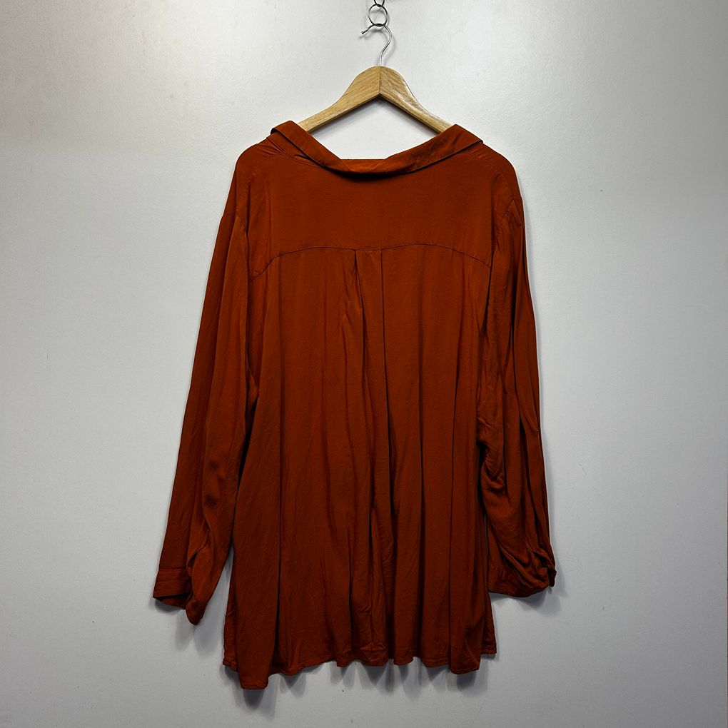 Autograph Rust Plus Size Shirt - Size 26