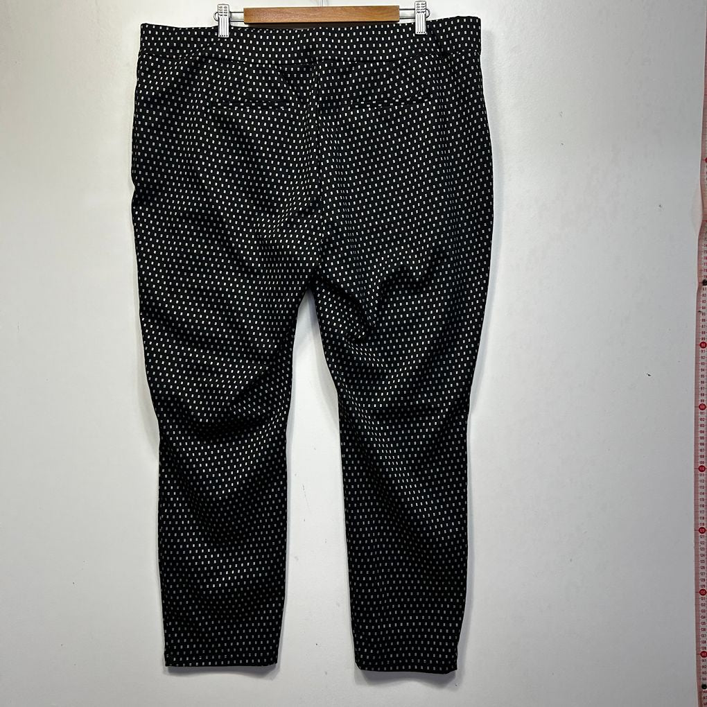 Millers Black White Print Pants - Size 22
