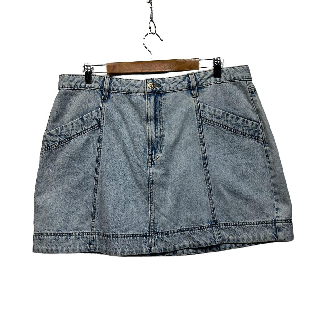 Target Light Blue Denim Mini Skirt - Size 18