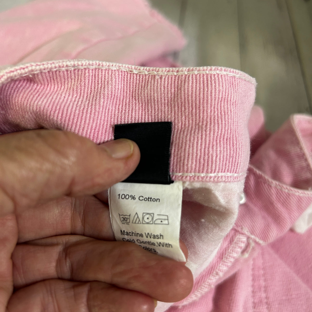 Shein Pink Plus Size Cotton Denim Mini Skirt - Size 4XL