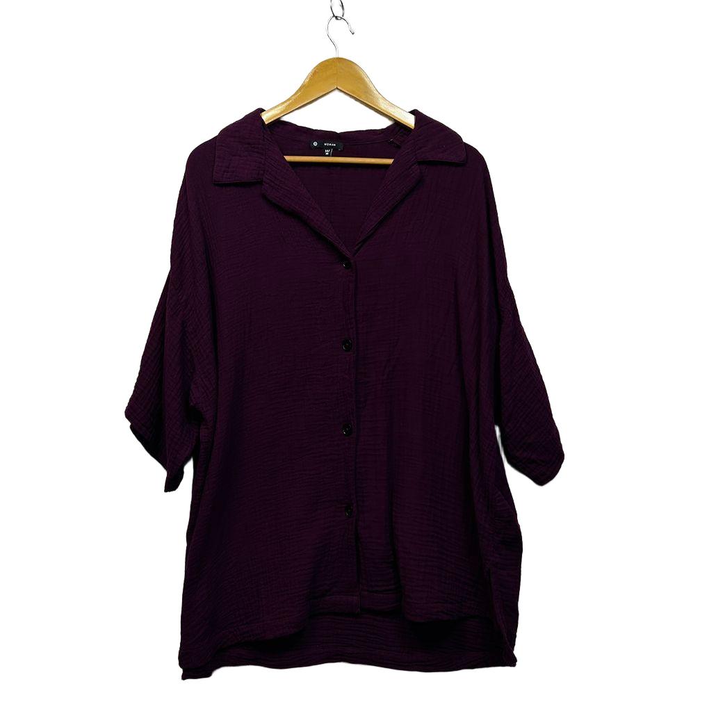 Target Purple Cotton Shirt - Size 14/16