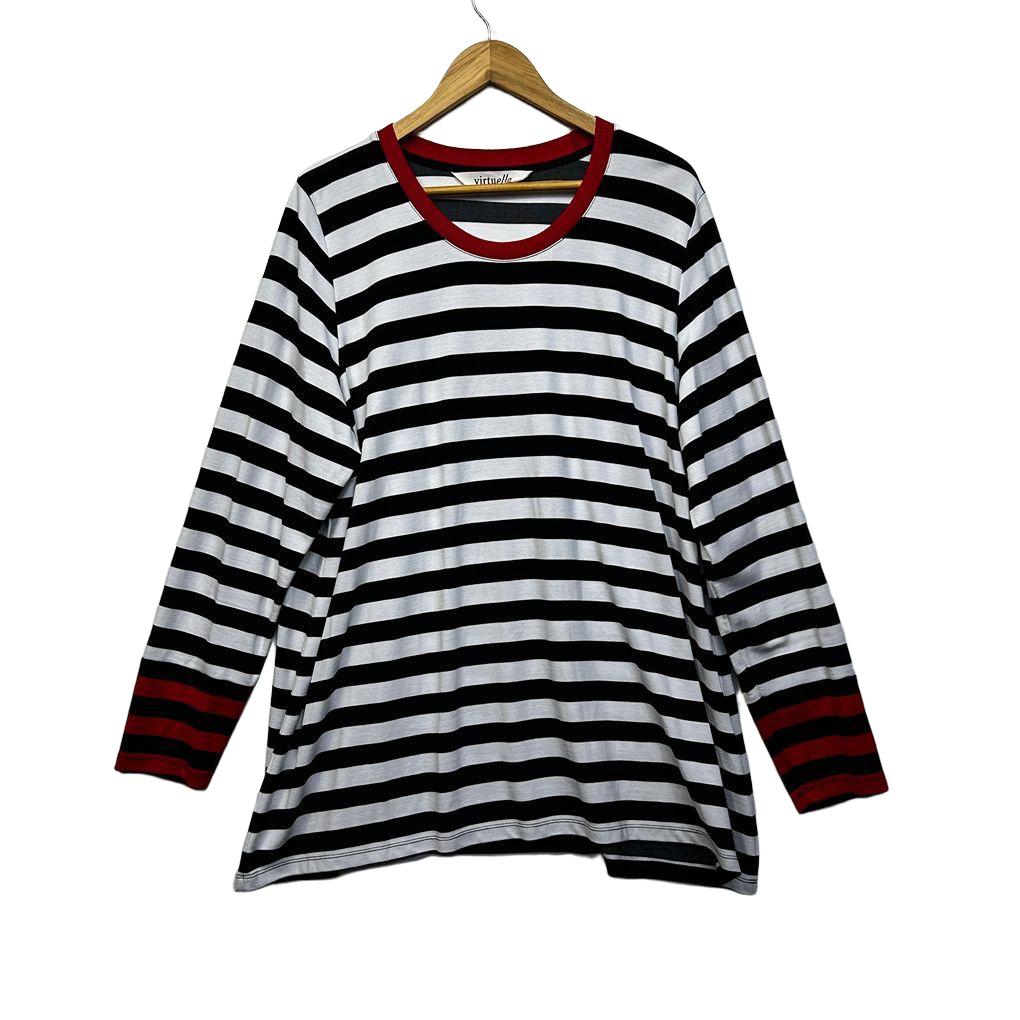 Virtuelle Striped Top - Size 18