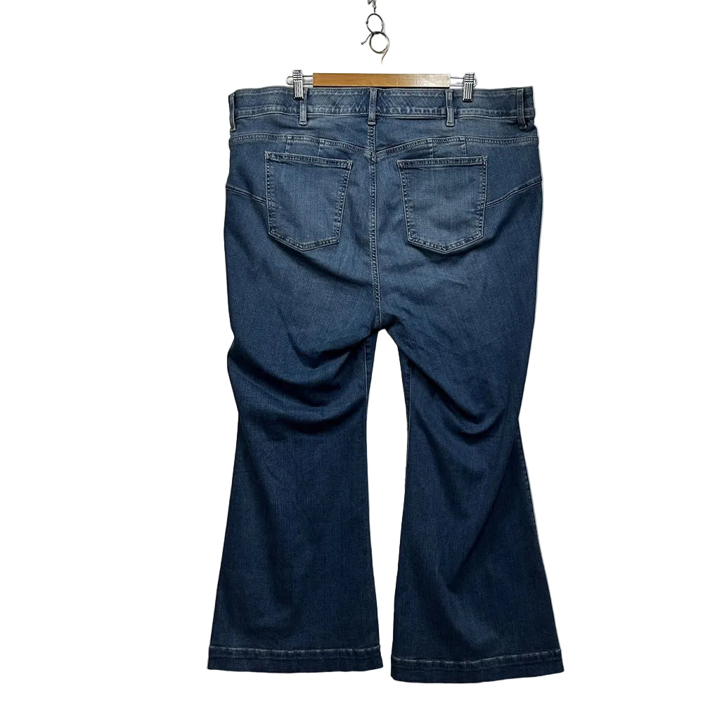 Torrid Blue Plus Size Bombshell Flare Stretch Jeans - Size 24S