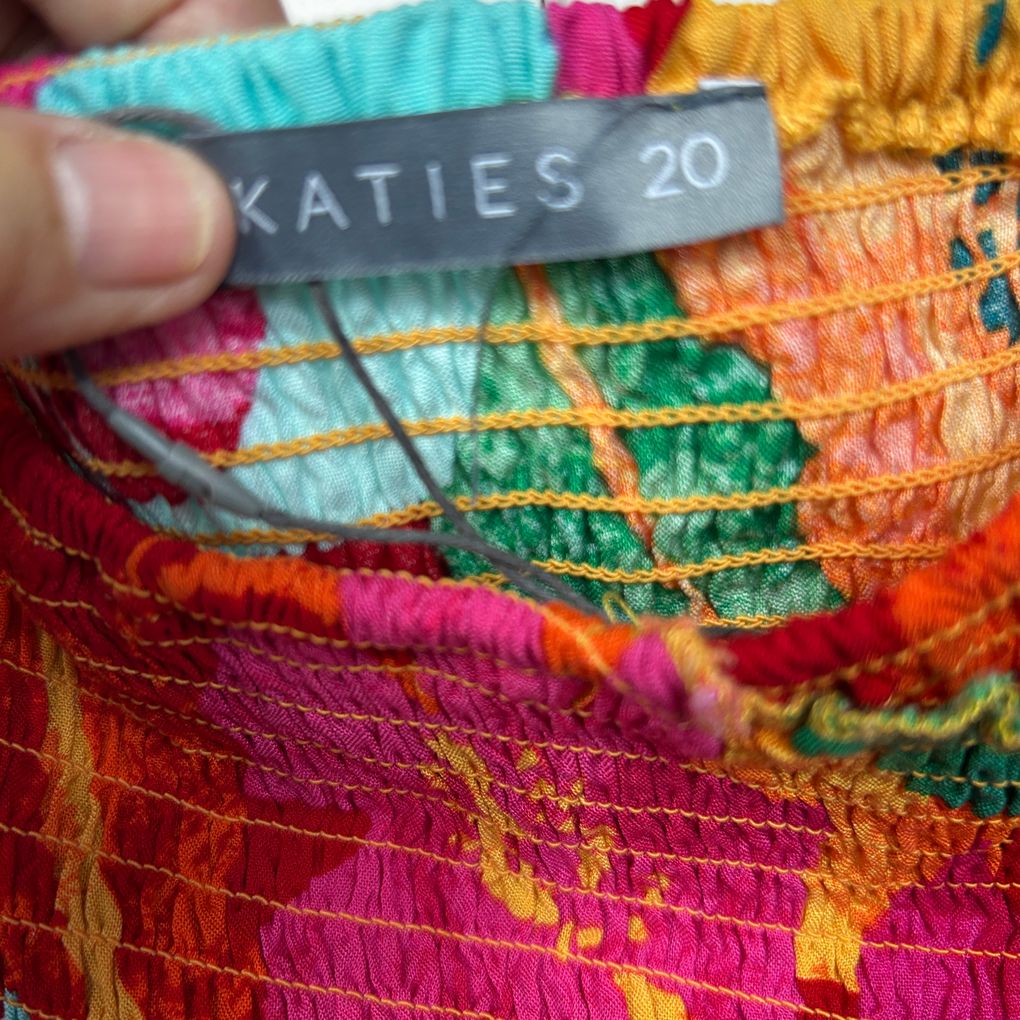 Katies Multicoloured Floral Dress - Size 20