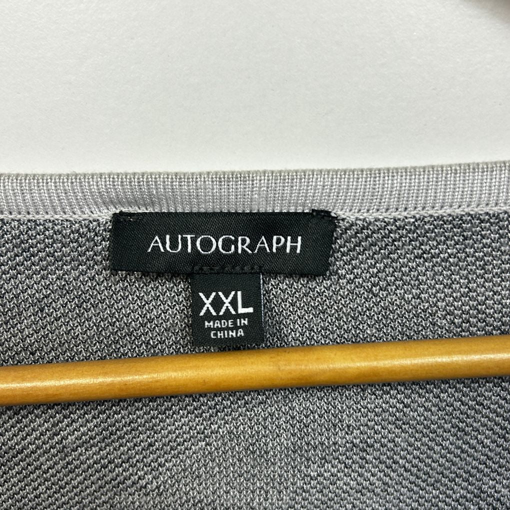 Autograph Grey Print Top - Size 24/XXL