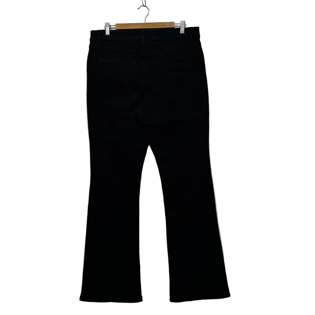 Anko Black Bootcut Mid Rise Jeans - Size 16