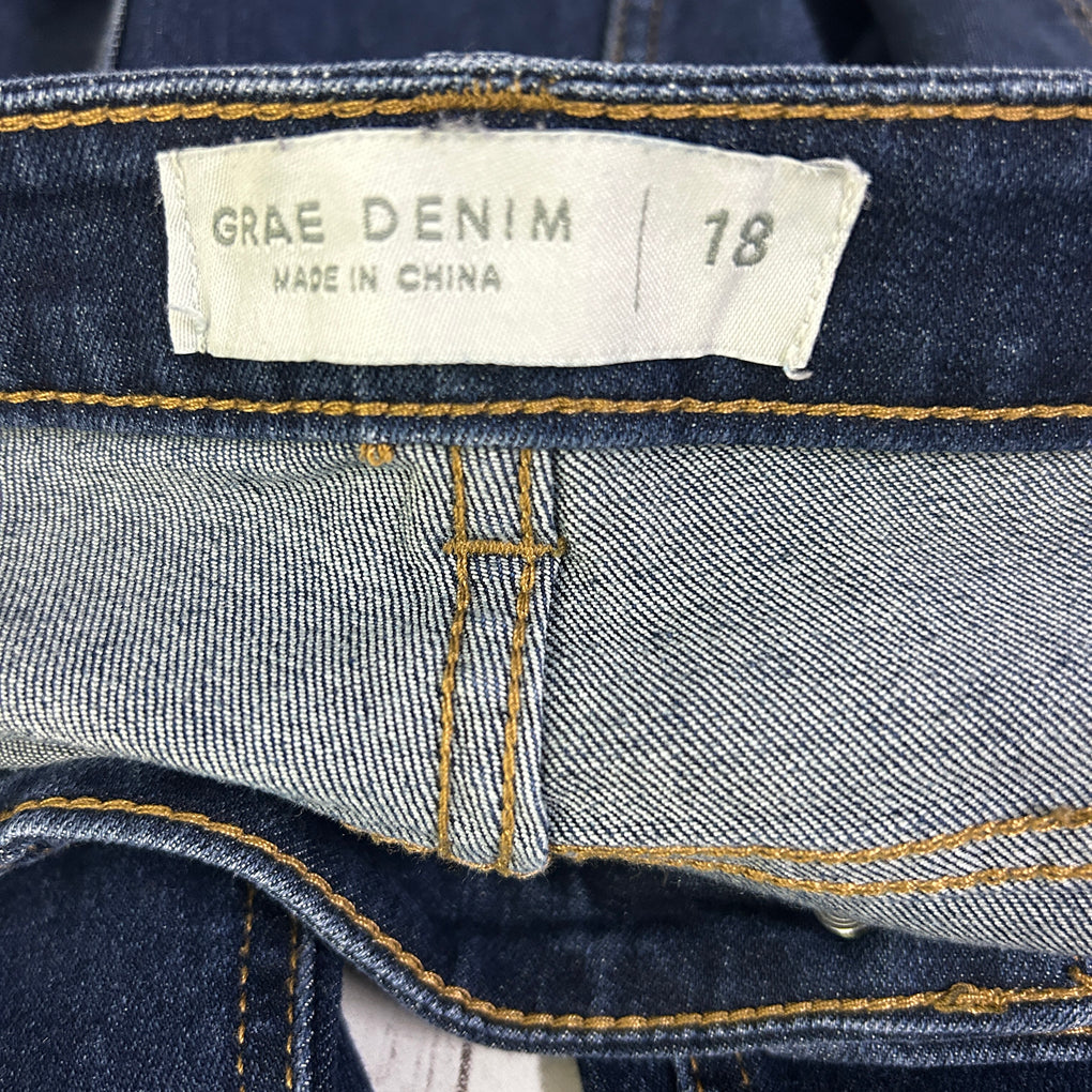 Suzanne Grae Denim Blue Jeans - Size 18