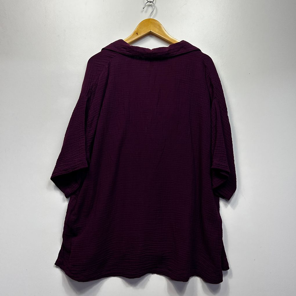 Target Purple Cotton Shirt - Size 14/16