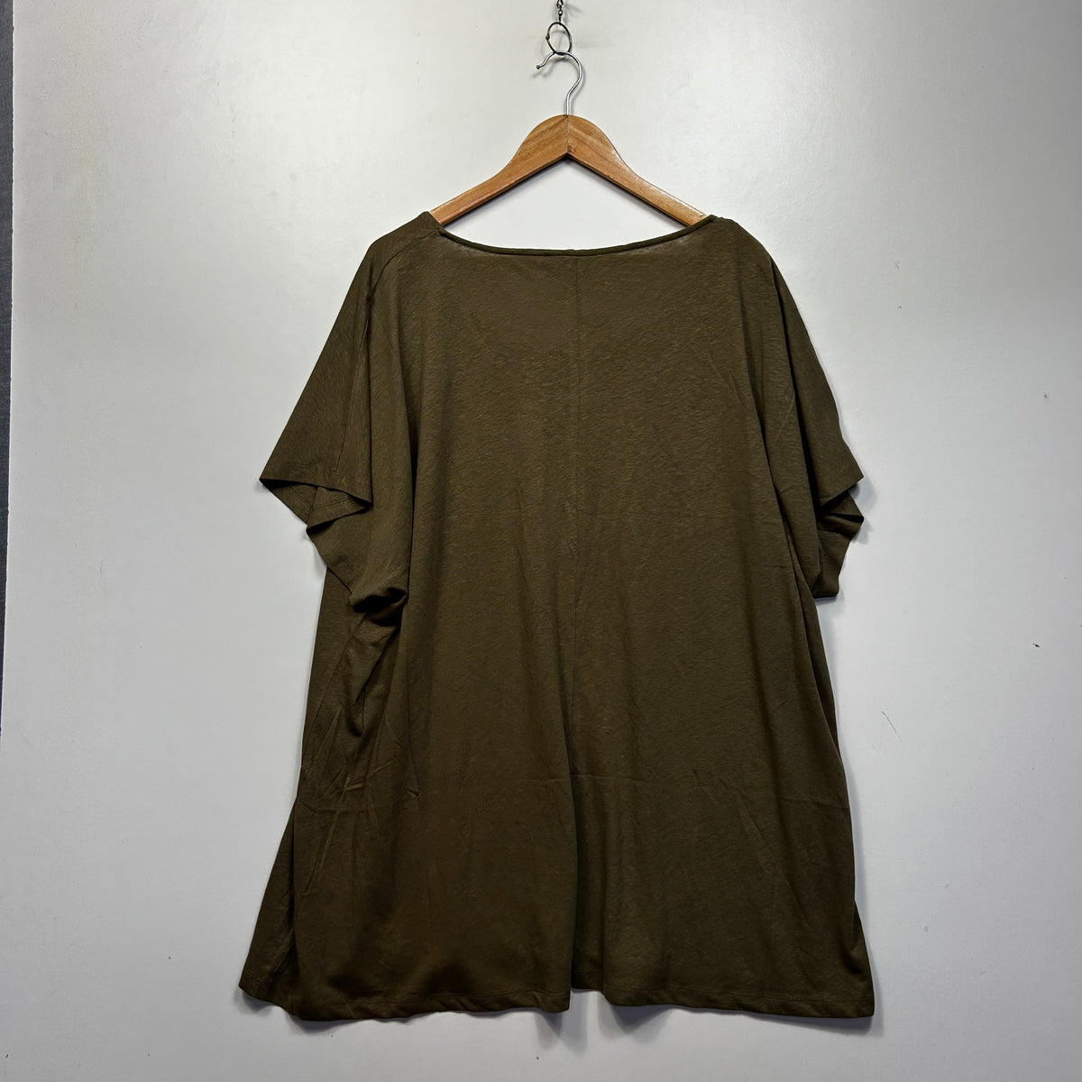 Autograph Olive Plus Size Linen Top - Size 26