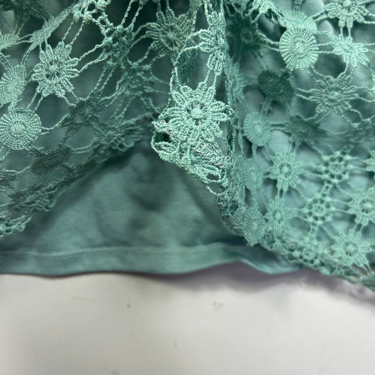 Millers Green Lace Sleeve Top - Size 16