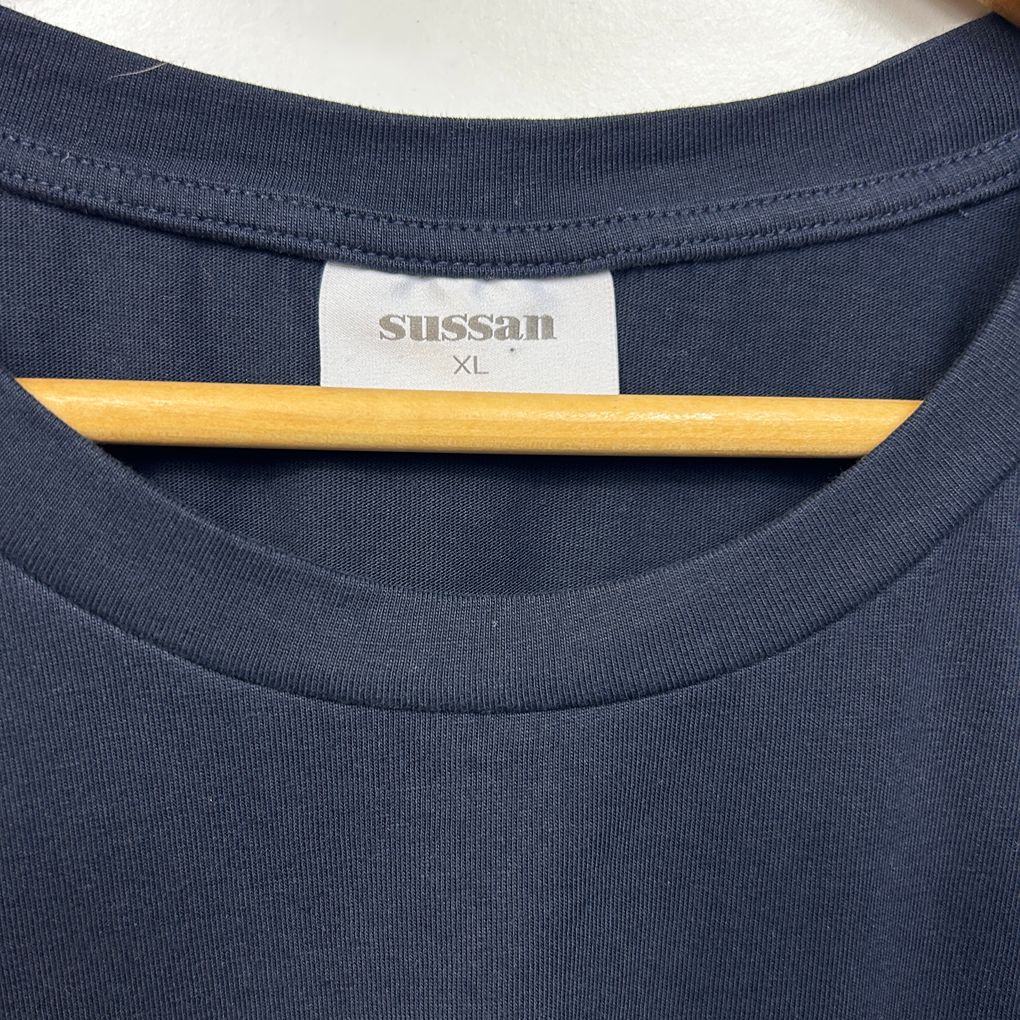 Sussan Navy Cotton Top - Size XL