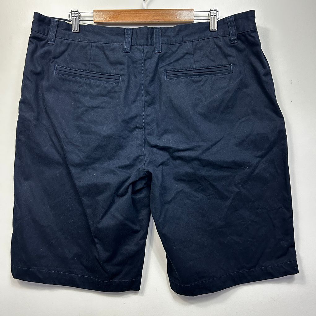 Thomas Cook Navy Cotton Chino Shorts - Size 42