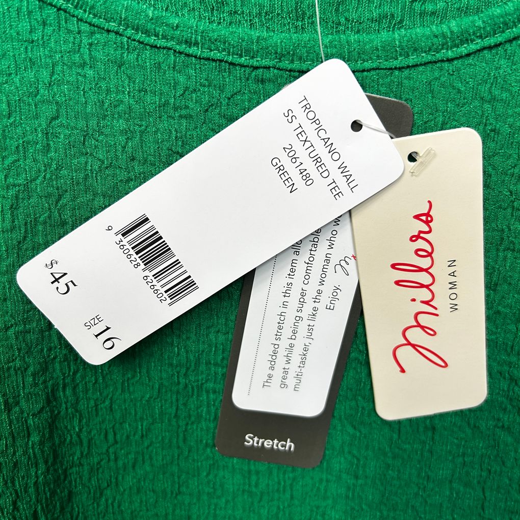 Millers Green Top - Size 16