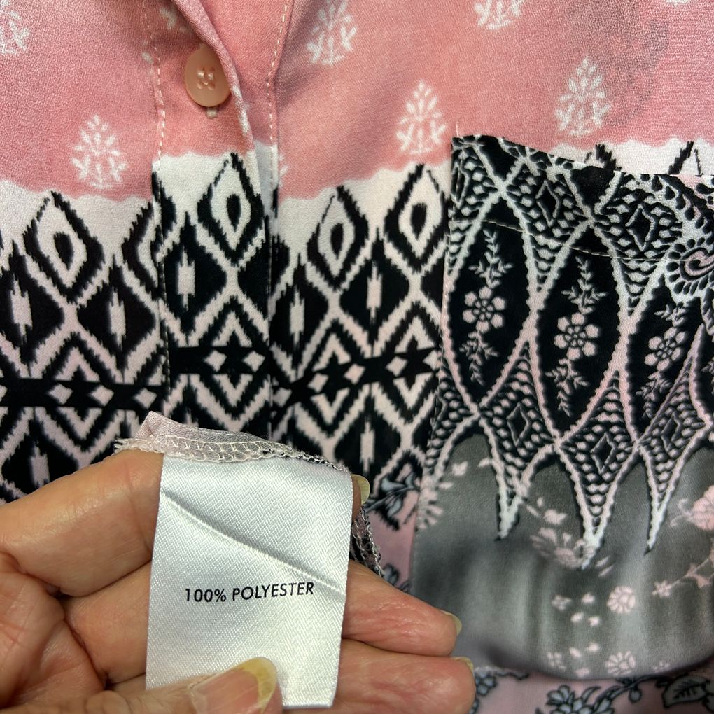 Millers Pink Print Top - Size 22